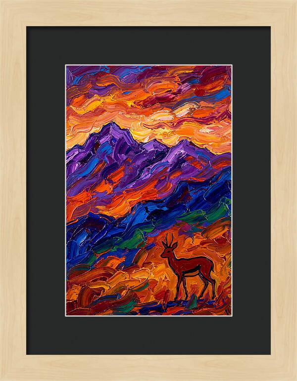 Steenbok In Vibrant Landscape