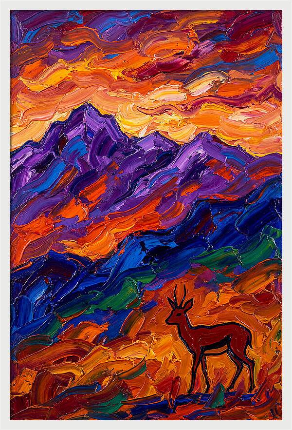 Steenbok In Vibrant Landscape