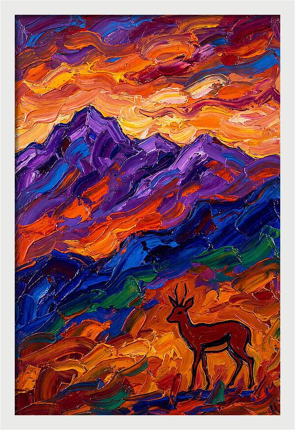 Steenbok In Vibrant Landscape