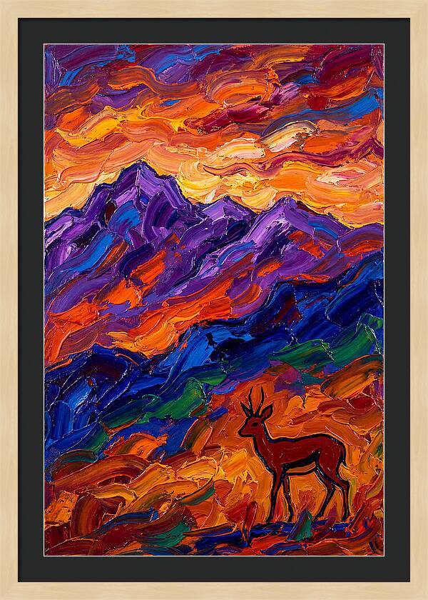 Steenbok In Vibrant Landscape