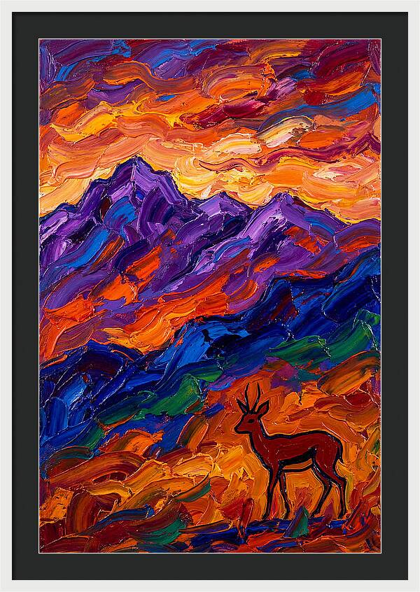 Steenbok In Vibrant Landscape