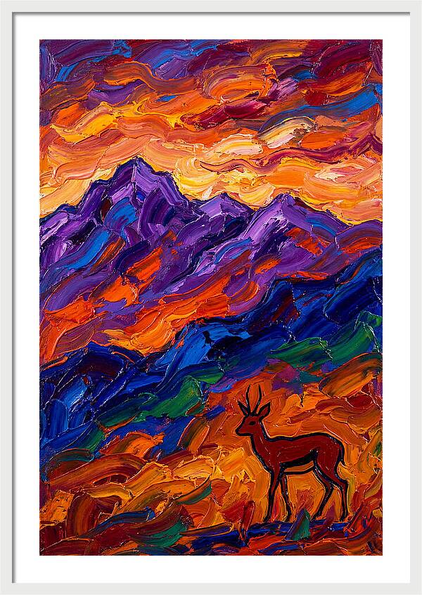 Steenbok In Vibrant Landscape