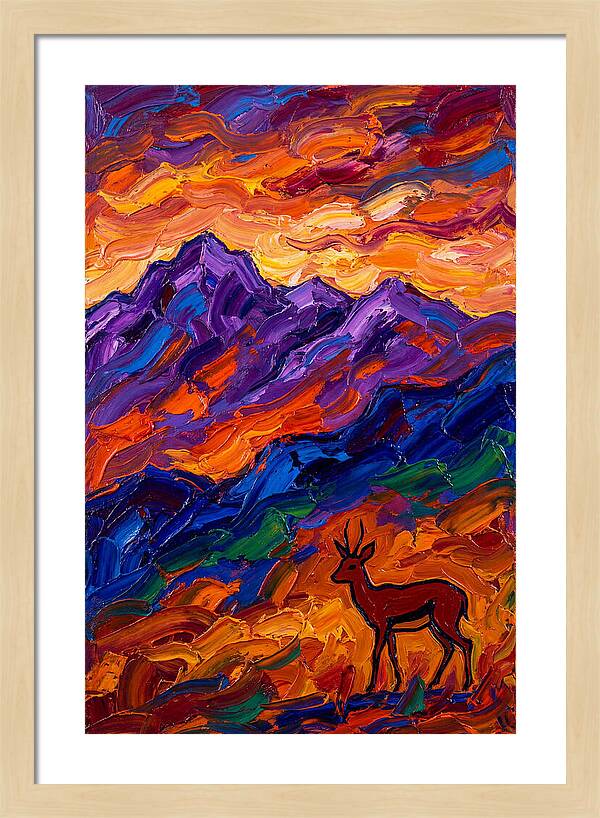 Steenbok In Vibrant Landscape