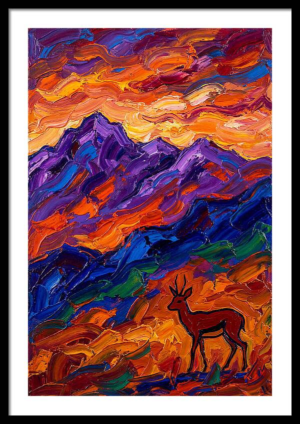 Steenbok In Vibrant Landscape