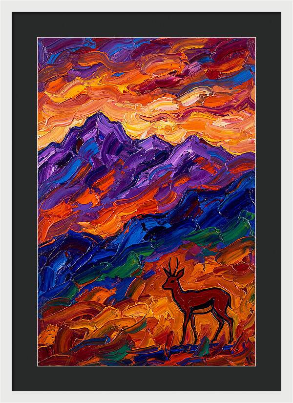 Steenbok In Vibrant Landscape