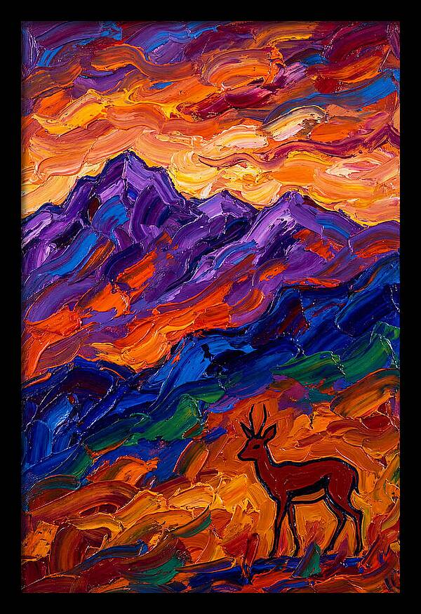 Steenbok In Vibrant Landscape