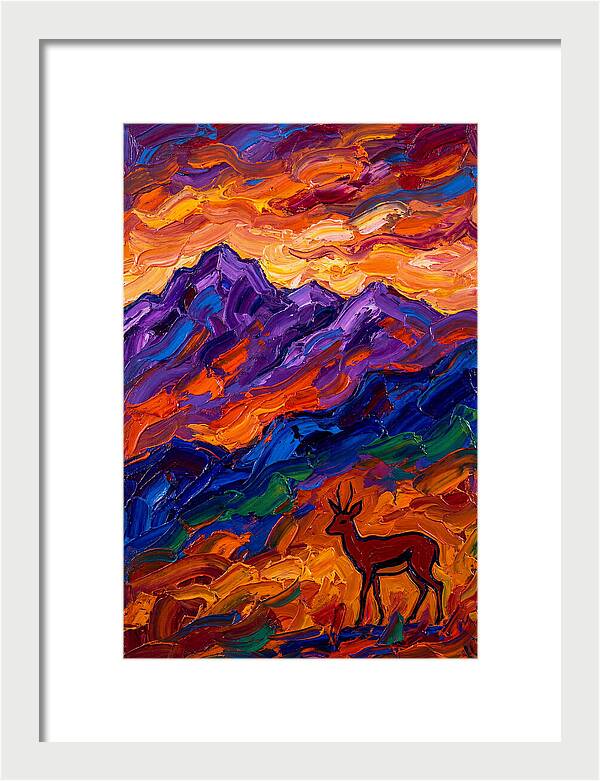 Steenbok In Vibrant Landscape
