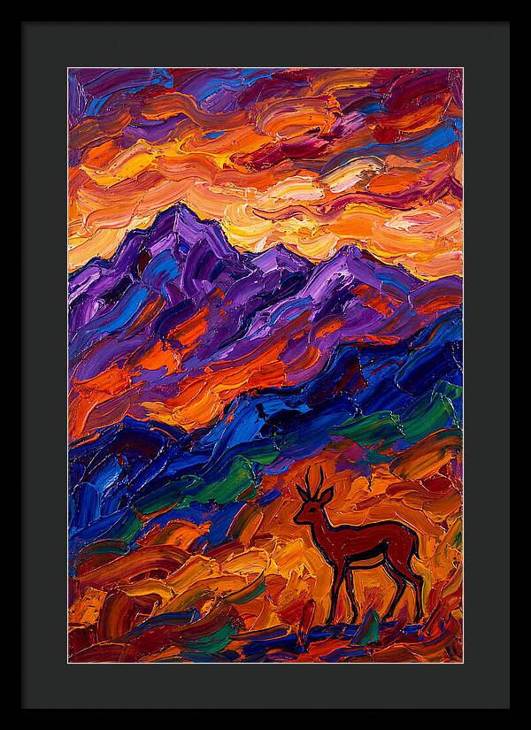 Steenbok In Vibrant Landscape