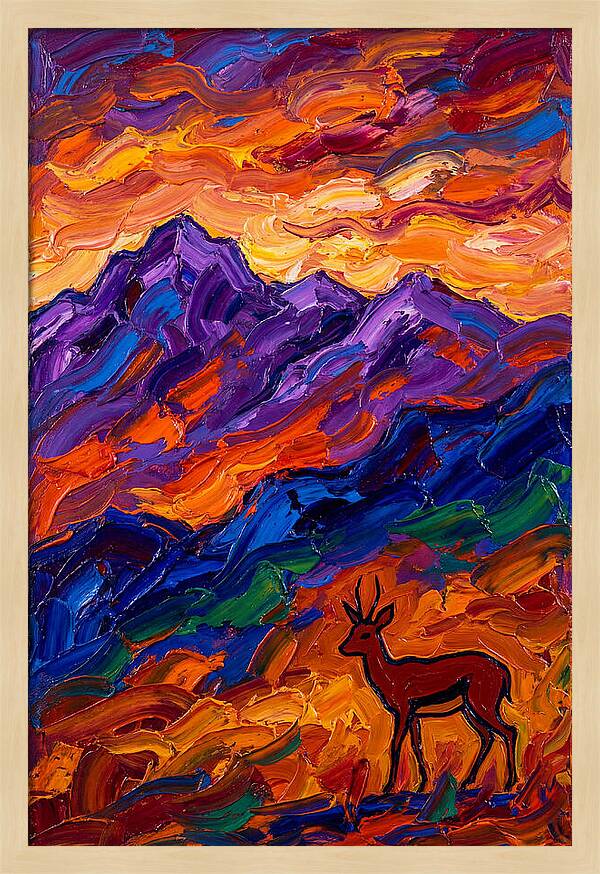 Steenbok In Vibrant Landscape