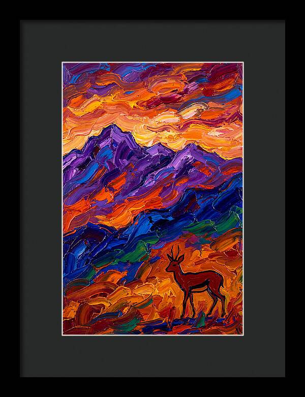 Steenbok In Vibrant Landscape