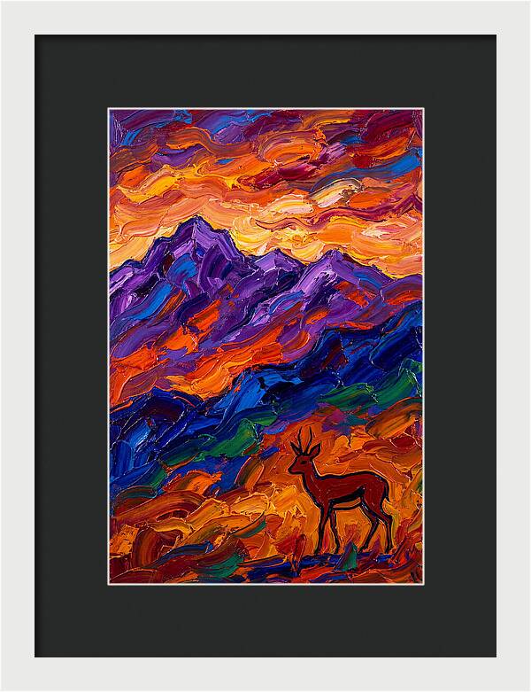 Steenbok In Vibrant Landscape