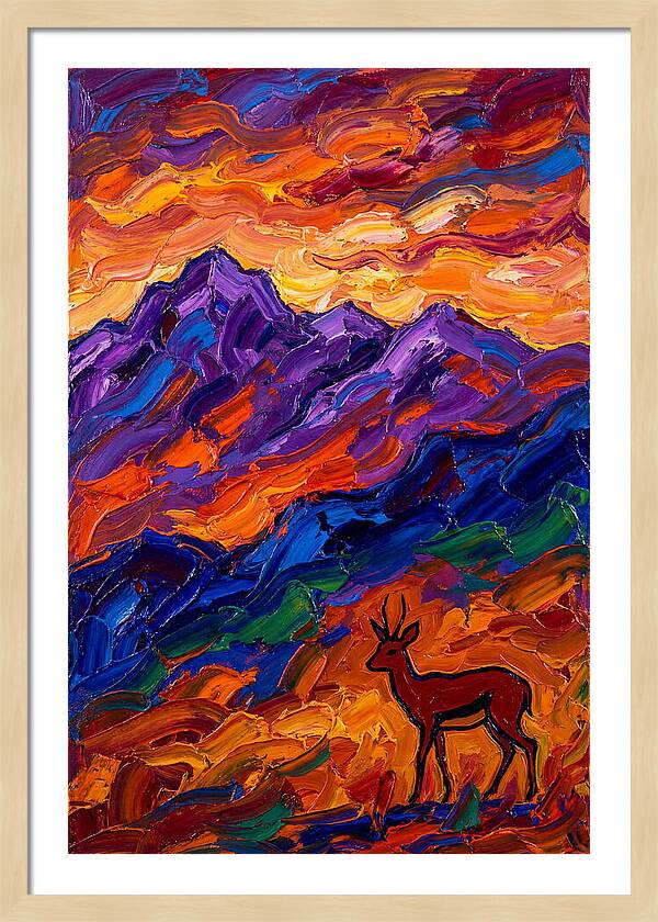 Steenbok In Vibrant Landscape