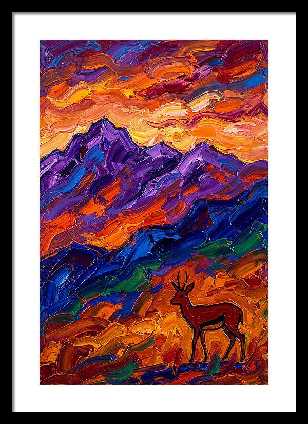 Steenbok In Vibrant Landscape
