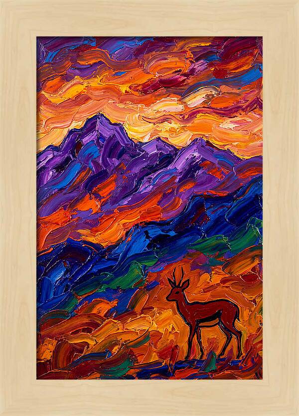 Steenbok In Vibrant Landscape