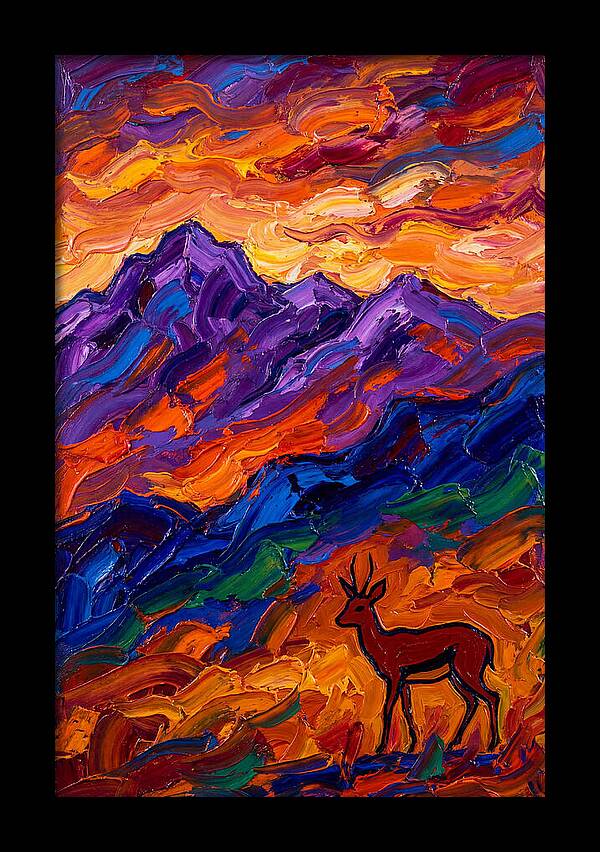 Steenbok In Vibrant Landscape