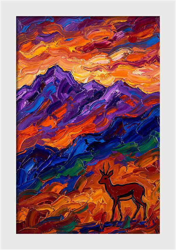 Steenbok In Vibrant Landscape