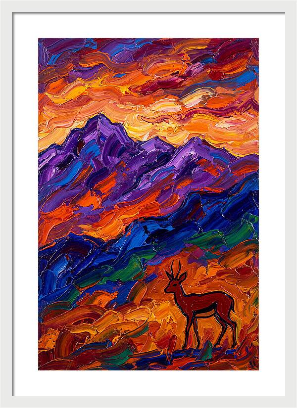 Steenbok In Vibrant Landscape
