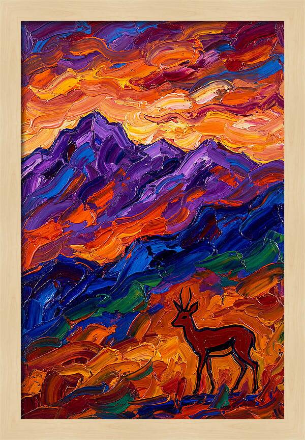 Steenbok In Vibrant Landscape