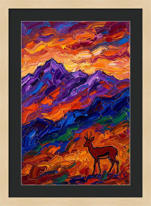 Steenbok In Vibrant Landscape