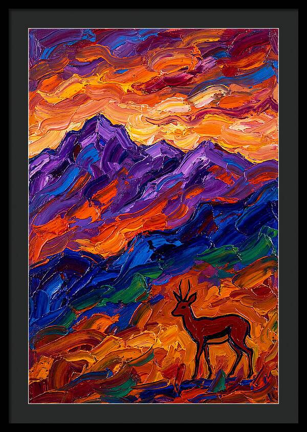 Steenbok In Vibrant Landscape