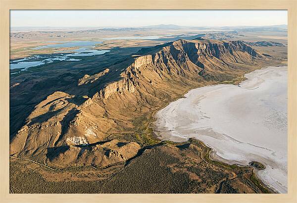 Steens Mountain And Alvord Desert View