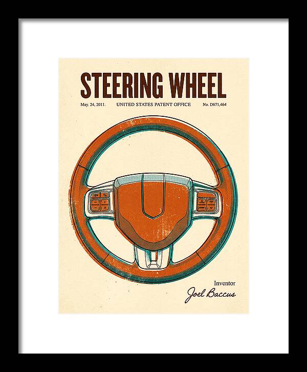 Steering Wheel Retro Patent Usd671464s1