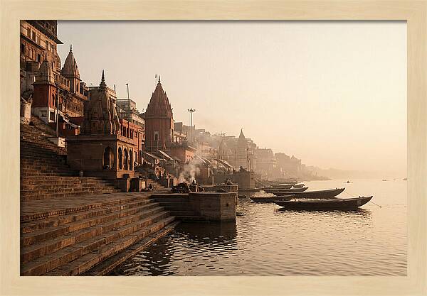 Stepped Architecture By The Holy River