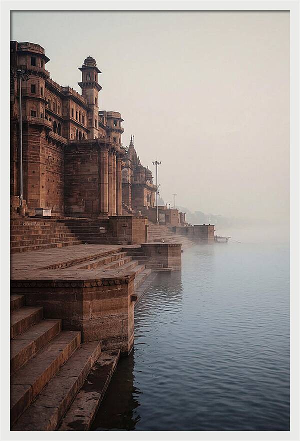 Stepped Architecture By The River
