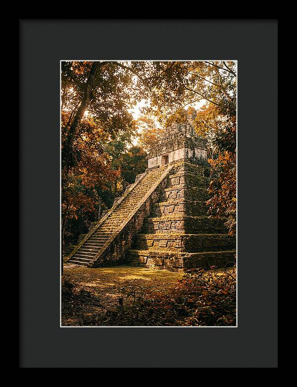 Stepped Pyramid Temple In Autumn