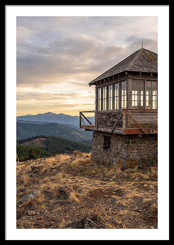 Steptoe Butte Fire Lookout At Dusk