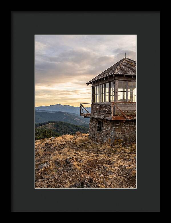 Steptoe Butte Fire Lookout At Dusk