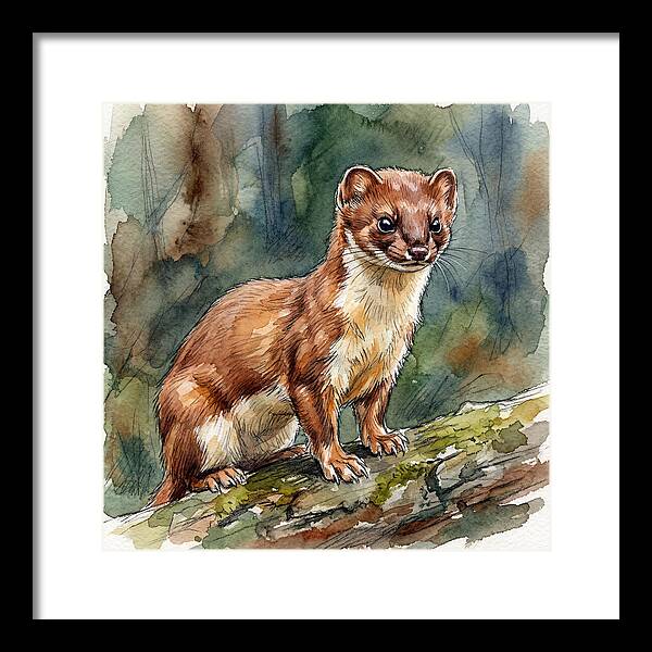 Stoat Among The Trees
