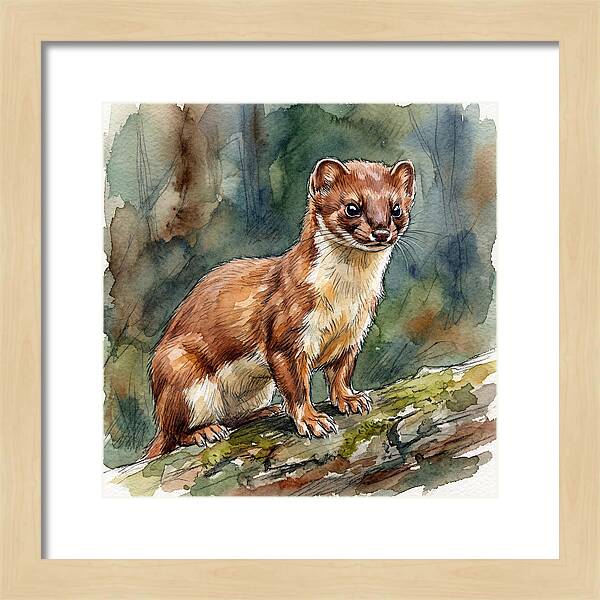 Stoat Among The Trees