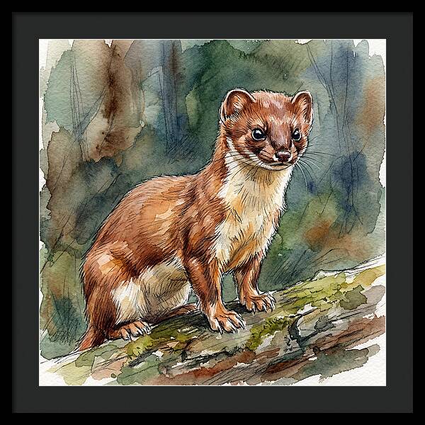 Stoat Among The Trees