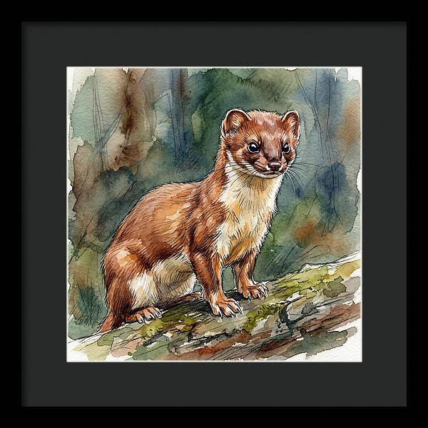 Stoat Among The Trees