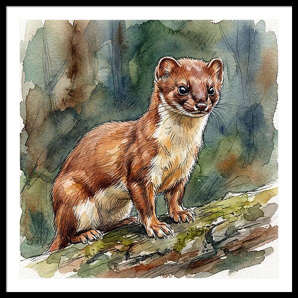 Stoat Among The Trees