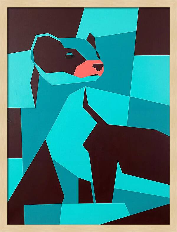 Stoat In Geometric Harmony