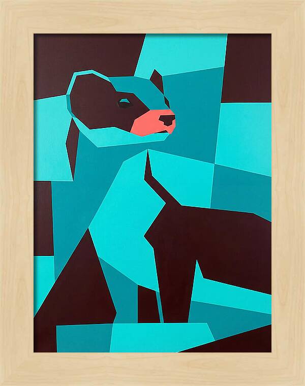 Stoat In Geometric Harmony