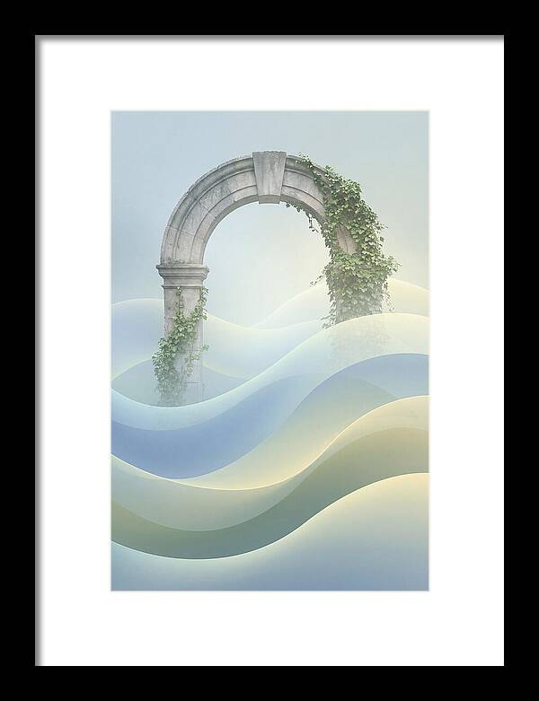 Stone Archway Embraced By Nature