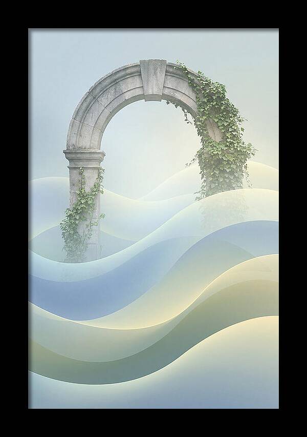 Stone Archway Embraced By Nature