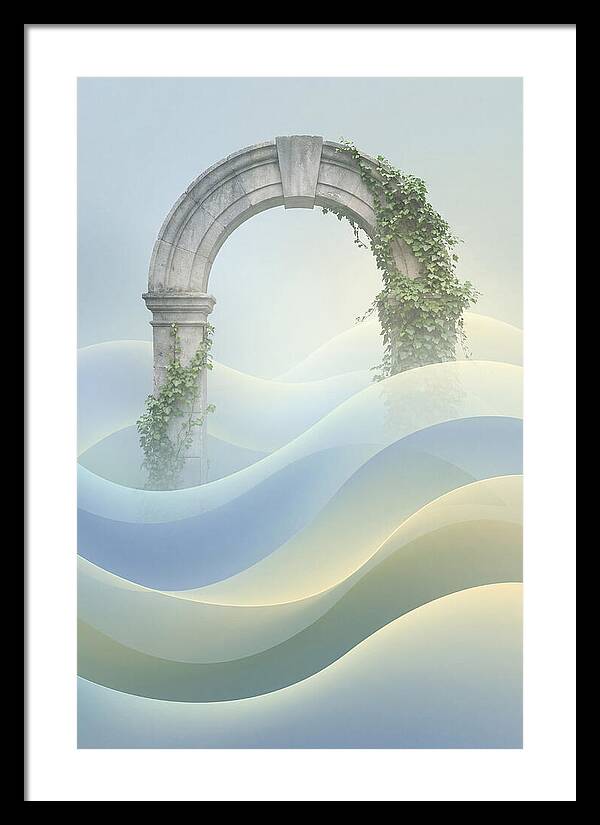 Stone Archway Embraced By Nature