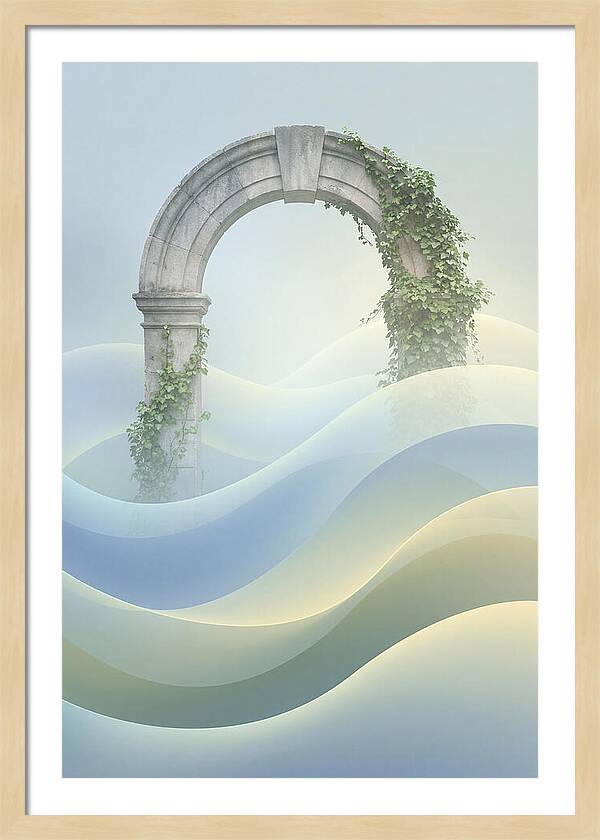 Stone Archway Embraced By Nature