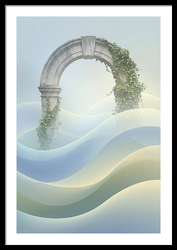 Stone Archway Embraced By Nature
