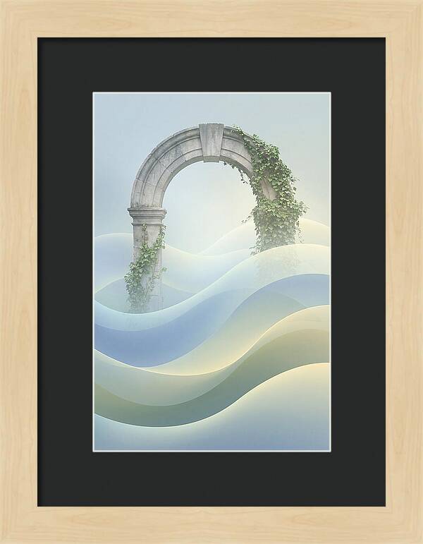 Stone Archway Embraced By Nature