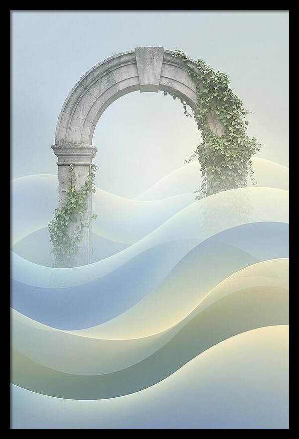 Stone Archway Embraced By Nature