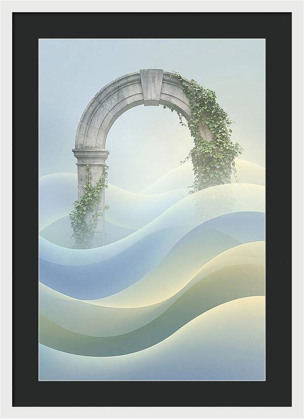Stone Archway Embraced By Nature
