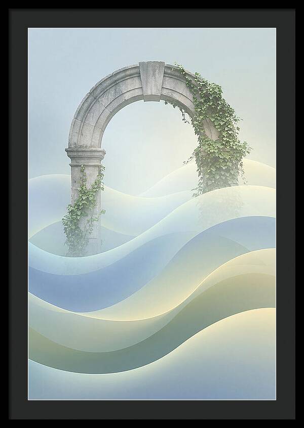 Stone Archway Embraced By Nature