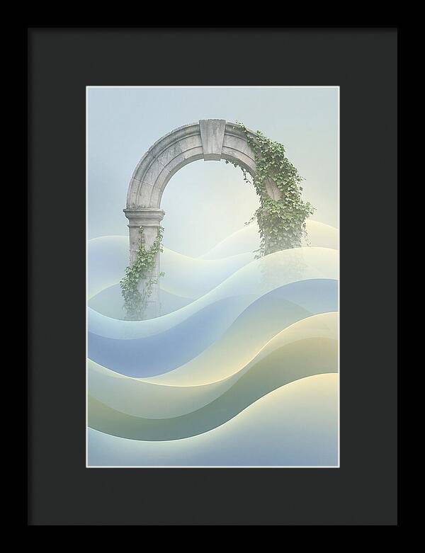 Stone Archway Embraced By Nature