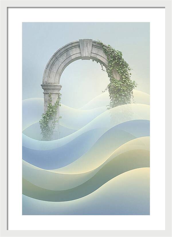 Stone Archway Embraced By Nature