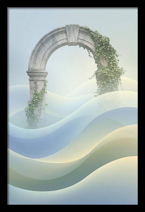 Stone Archway Embraced By Nature